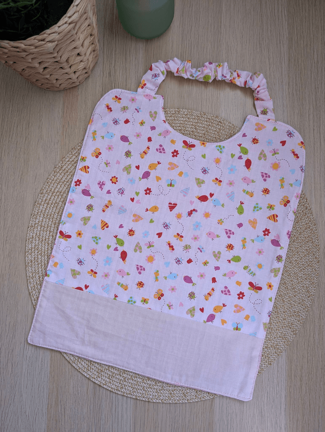 Serviette de cantine enfant petits oiseaux