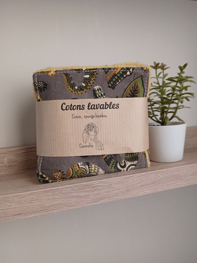 Pack de 5 cotons lavables démaquillants
