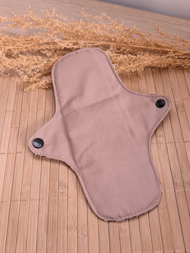 Serviette hygiénique lavable noire