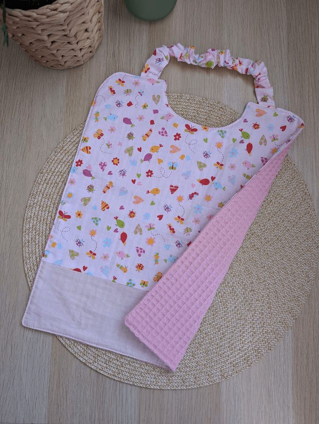 Serviette de cantine enfant petits oiseaux