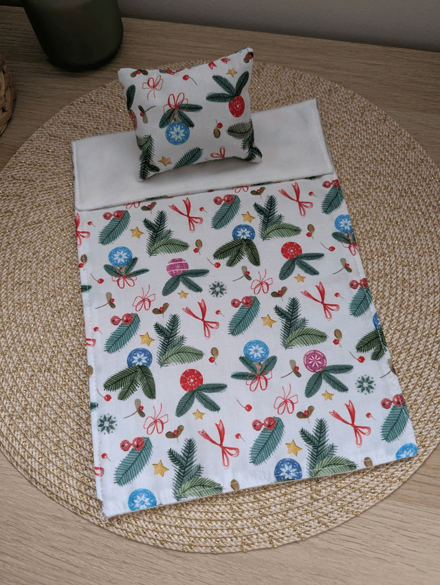Parure de lit pour lutin farceur "boules de Noël"
