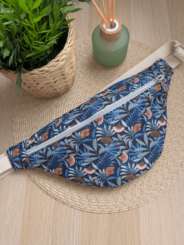 Sac banane femme en tissu exotique