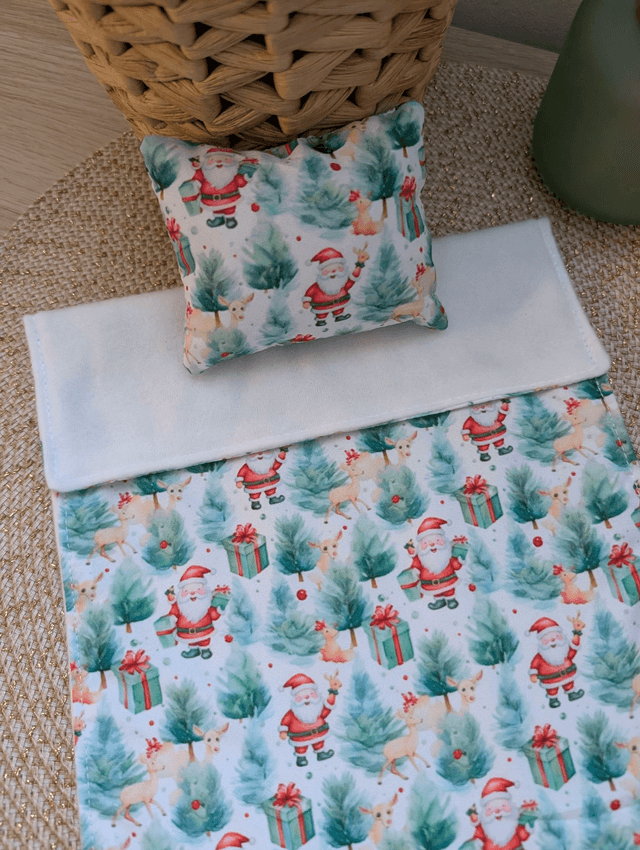 Parure de lit pour lutin farceur "petits pères noël"