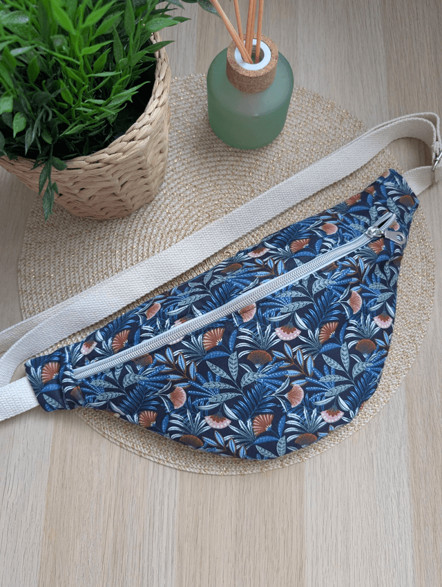 Sac banane femme en tissu exotique