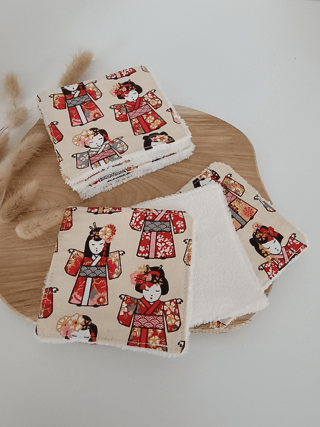 Pack de 5 cotons lavables démaquillants