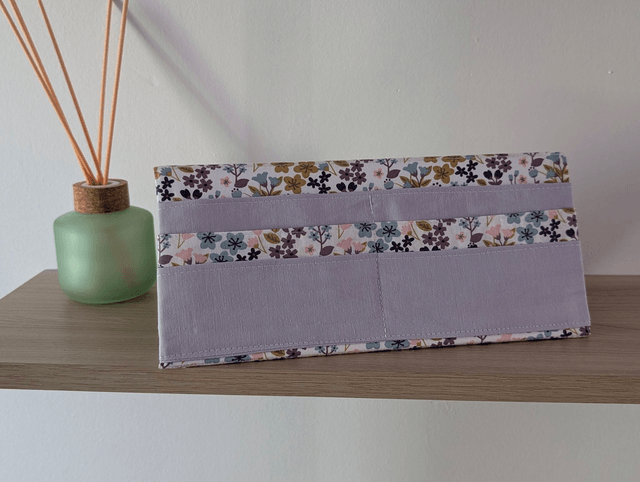 Porte-cartes de jeu modèle lilas fleuri