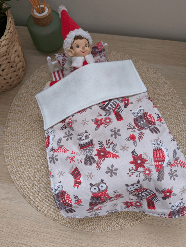 Parure de lit pour lutin farceur "chouettes hivernales"