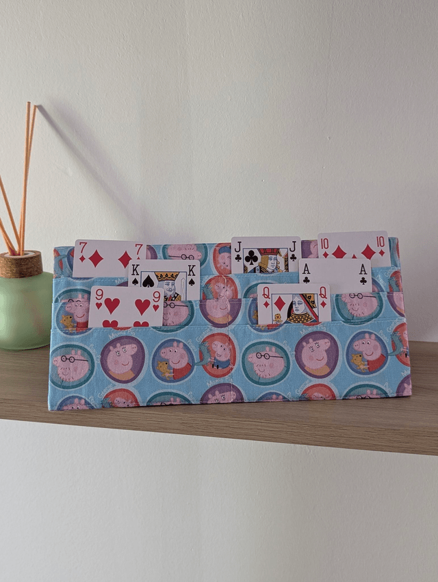 Porte-cartes de jeu modèle peppa pig