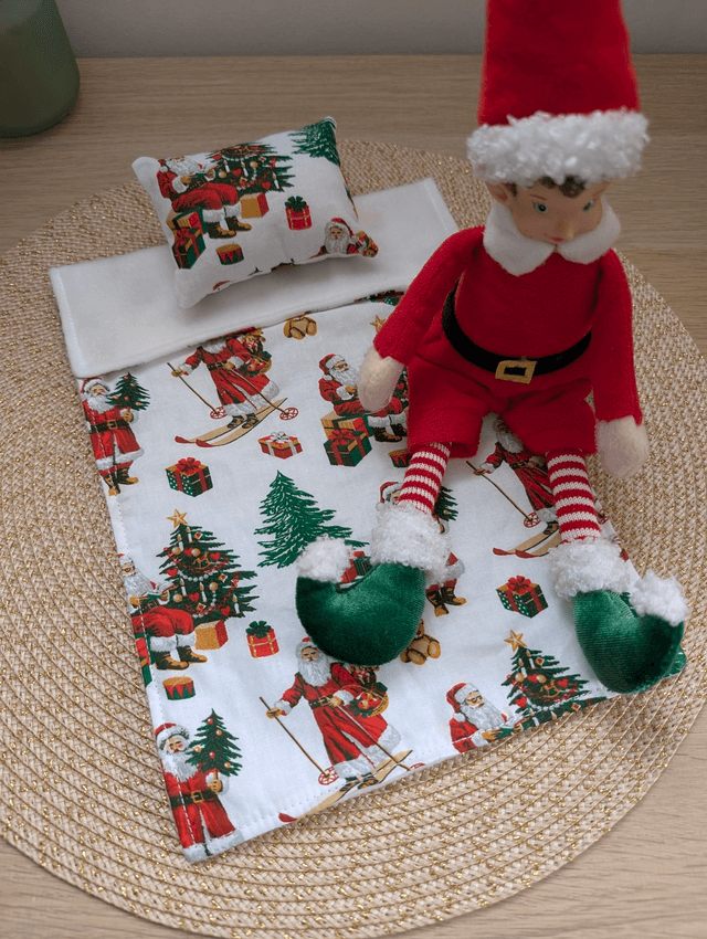Parure de lit pour lutin farceur "père Noël classique"