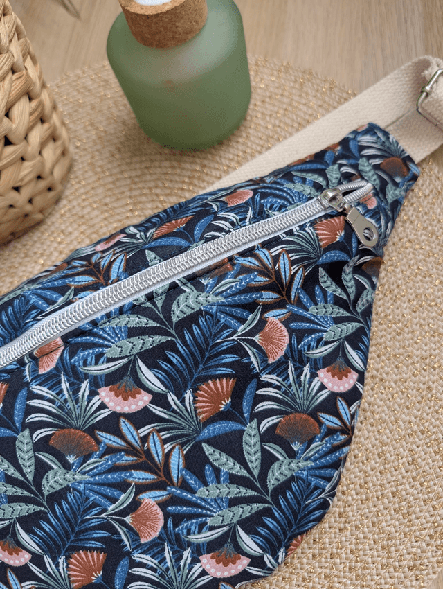 Sac banane femme en tissu exotique