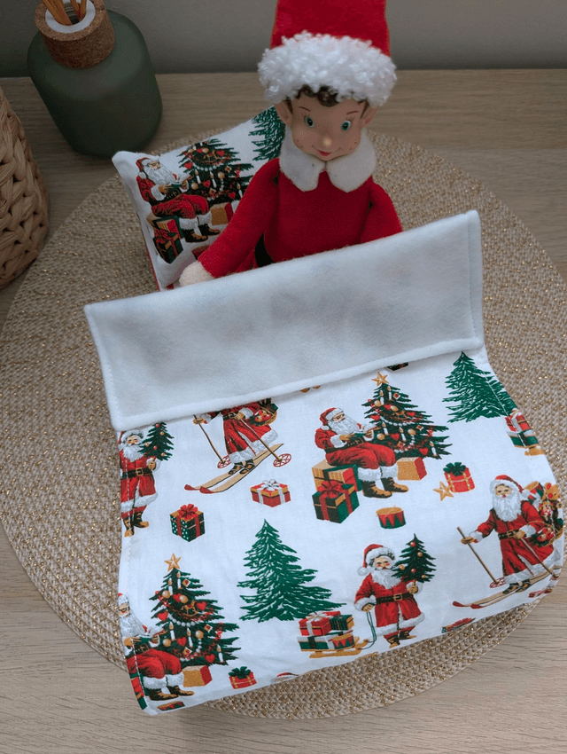 Parure de lit pour lutin farceur "père Noël classique"