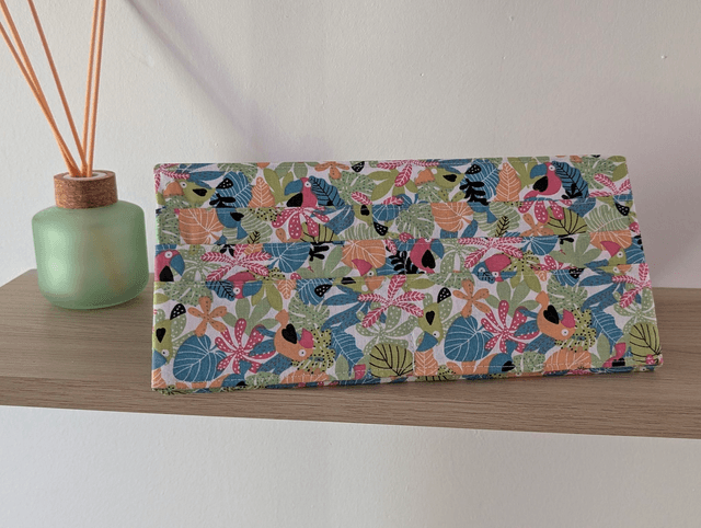 Porte-cartes de jeu modèle jungle colorée