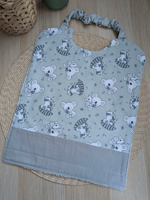 Serviette de cantine enfant ratons laveurs