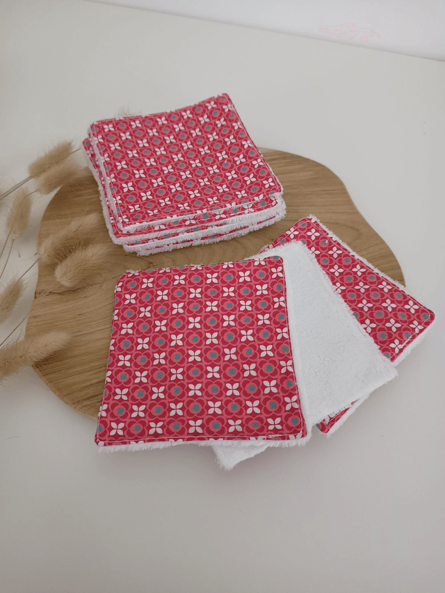 Pack de 5 cotons lavables démaquillants