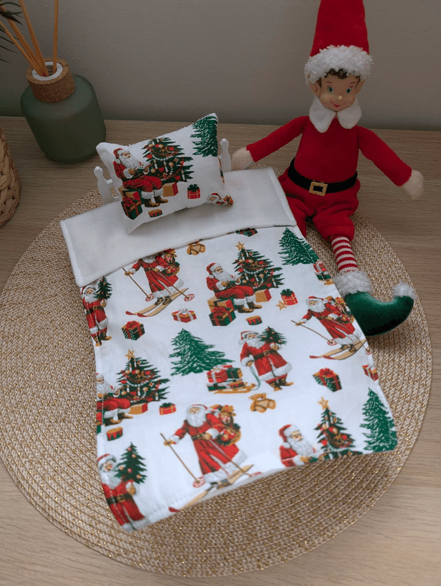 Parure de lit pour lutin farceur &quot;père Noël classique&quot;
